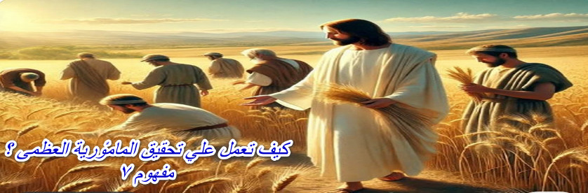 How do you work to achieve the Great Mission?Concept 7