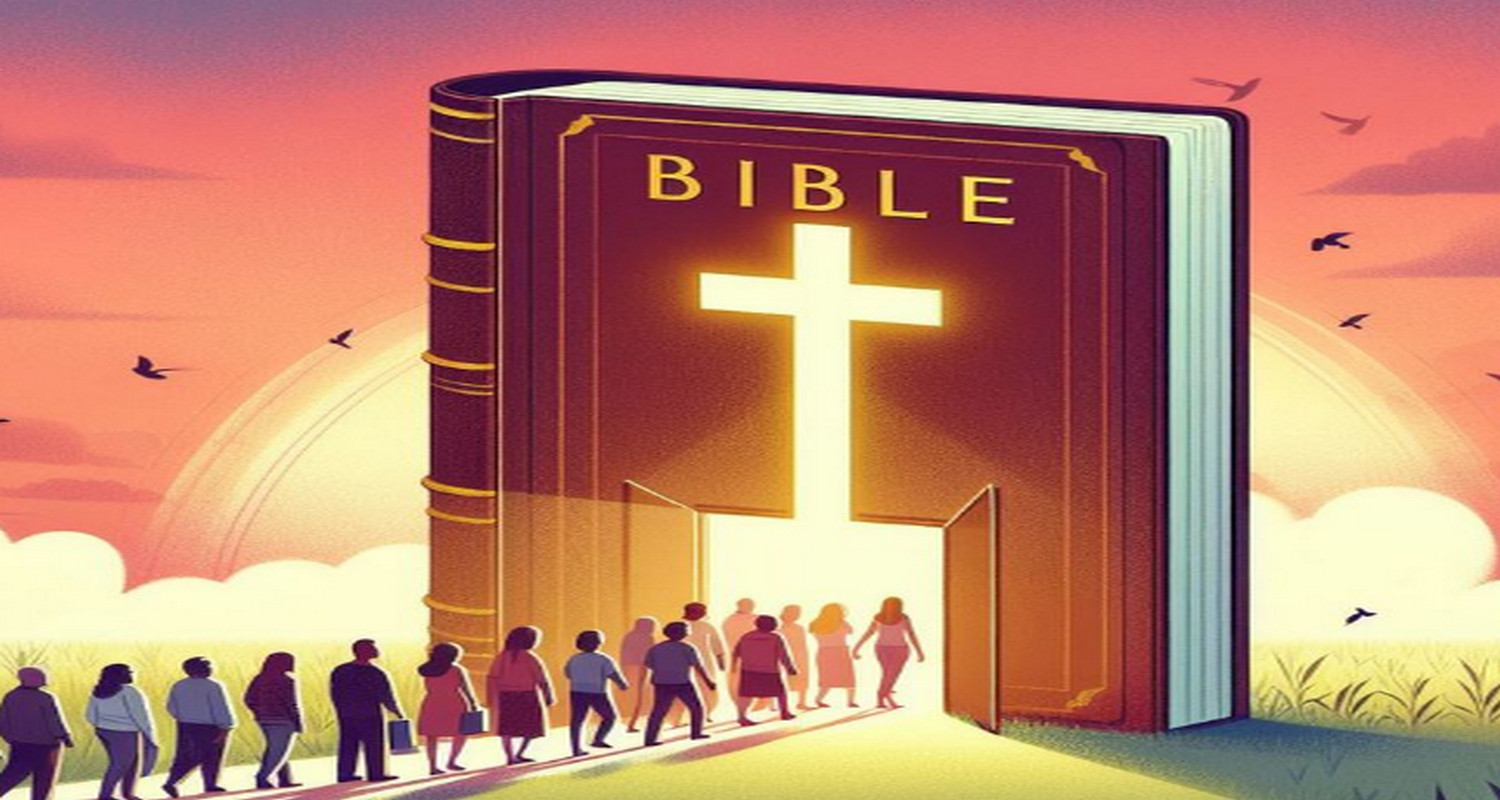 "I am the door. If anyone enters by me, he will be saved, and will go in and out and find pasture." (John 10:9)